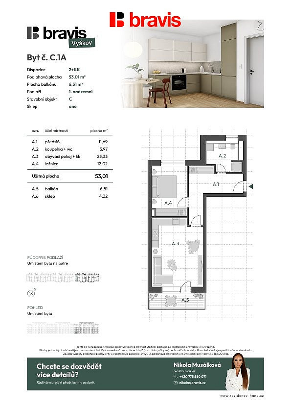 Prodej bytu 2+kk 64 m² – fotografie 5