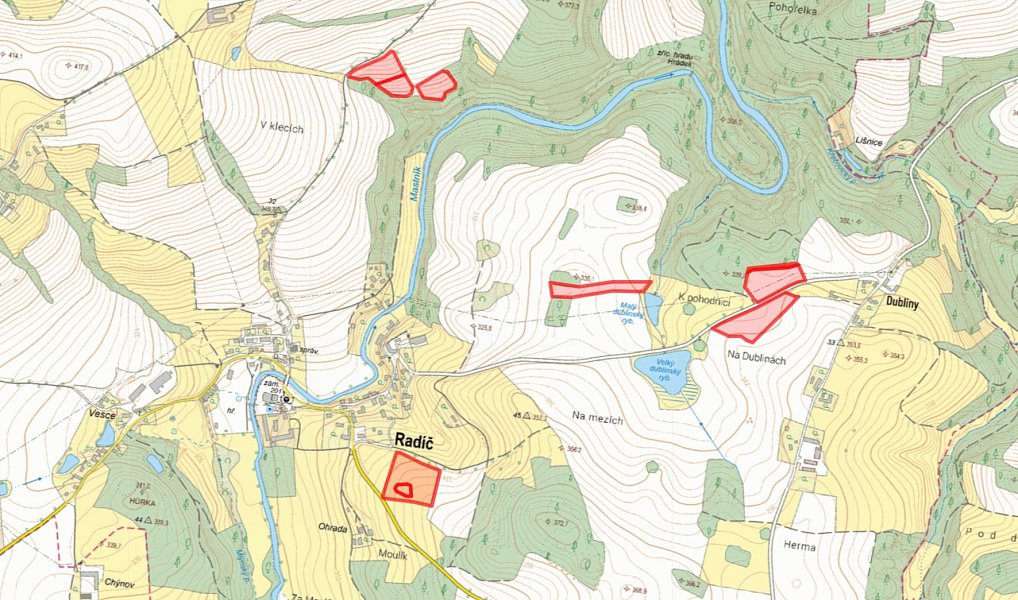 Prodej pole 65 865 m², Radíč – náhled fotky 3