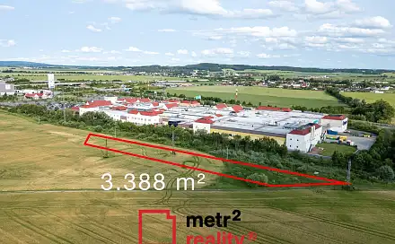 Prodej komerčního pozemku 3 388 m², Olomouc