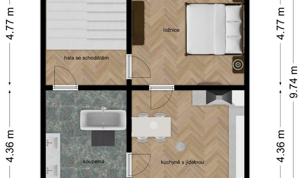 Prodej domu 226 m² s pozemkem 444 m², Bystřany – náhled fotky 28