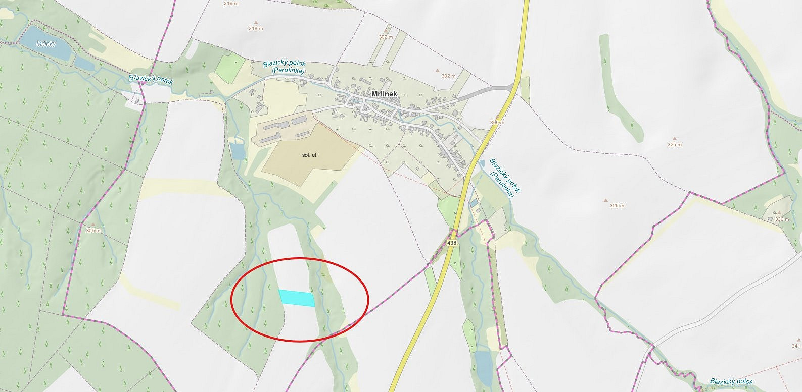 Prodej pole 6 836 m²