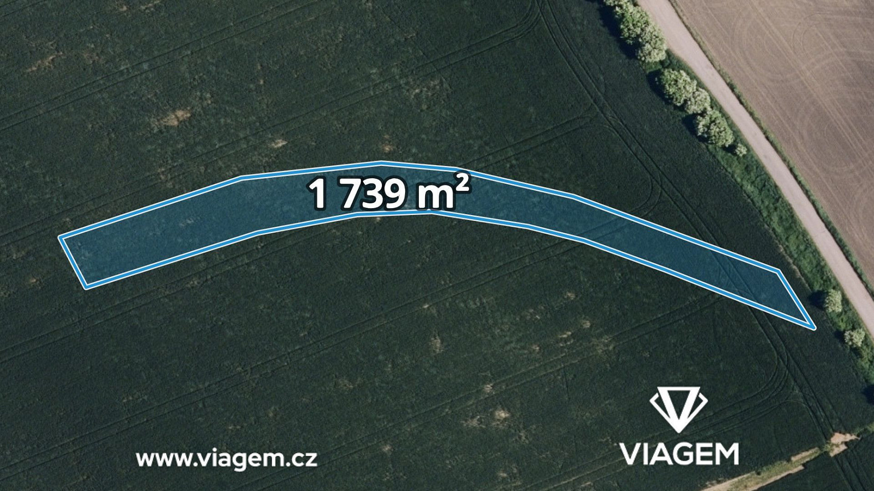Prodej pole 869 m²