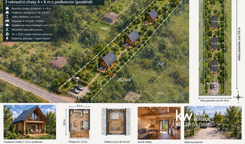 Prodej stavebního pozemku 2 268 m², Veselí nad Moravou – náhled fotky 2