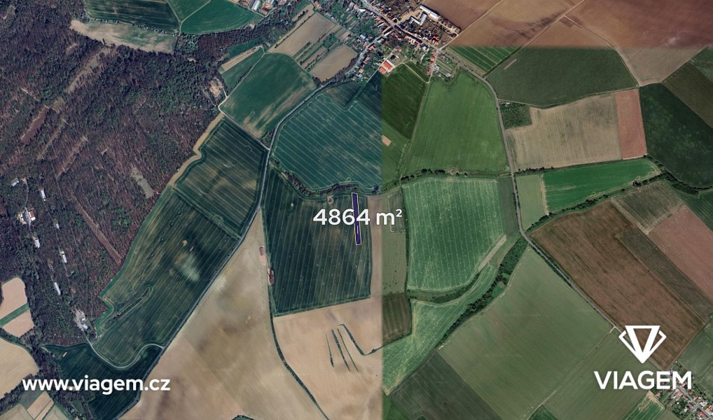 Prodej pole 972 m², Jarohněvice – náhled fotky 3