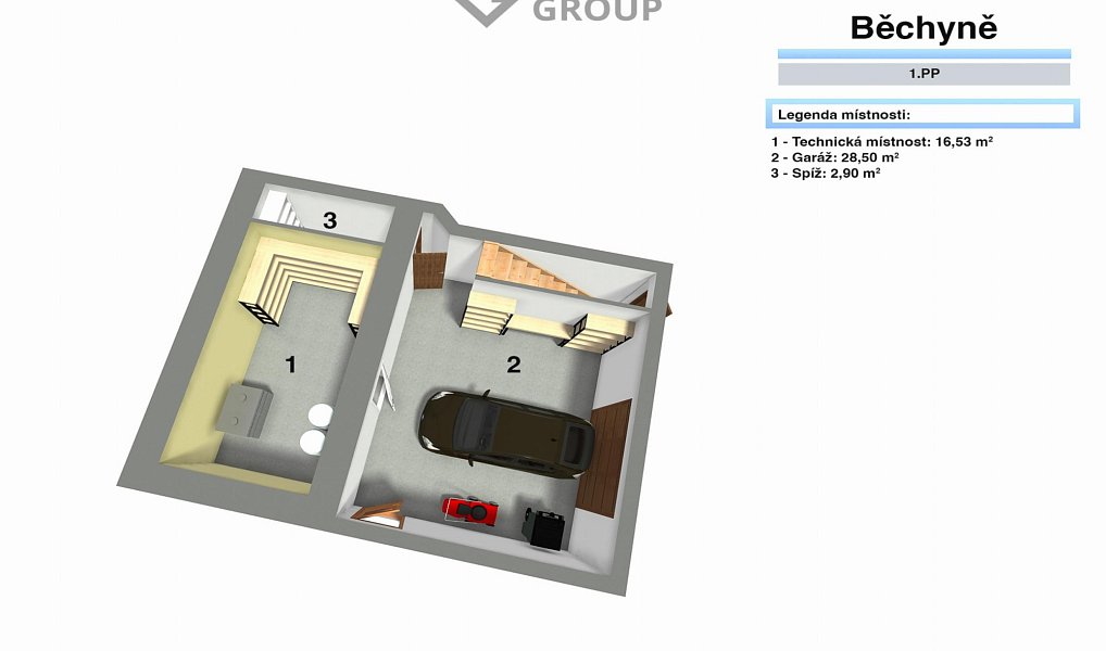 Prodej domu 147 m² s pozemkem 169 m², Bechyně – náhled fotky 3