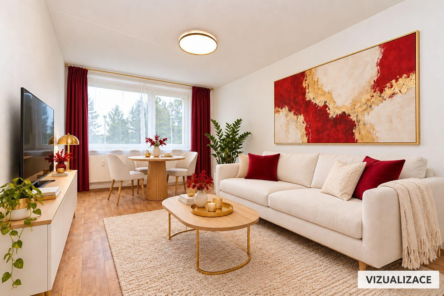 Pronájem bytu 2+kk 49 m²