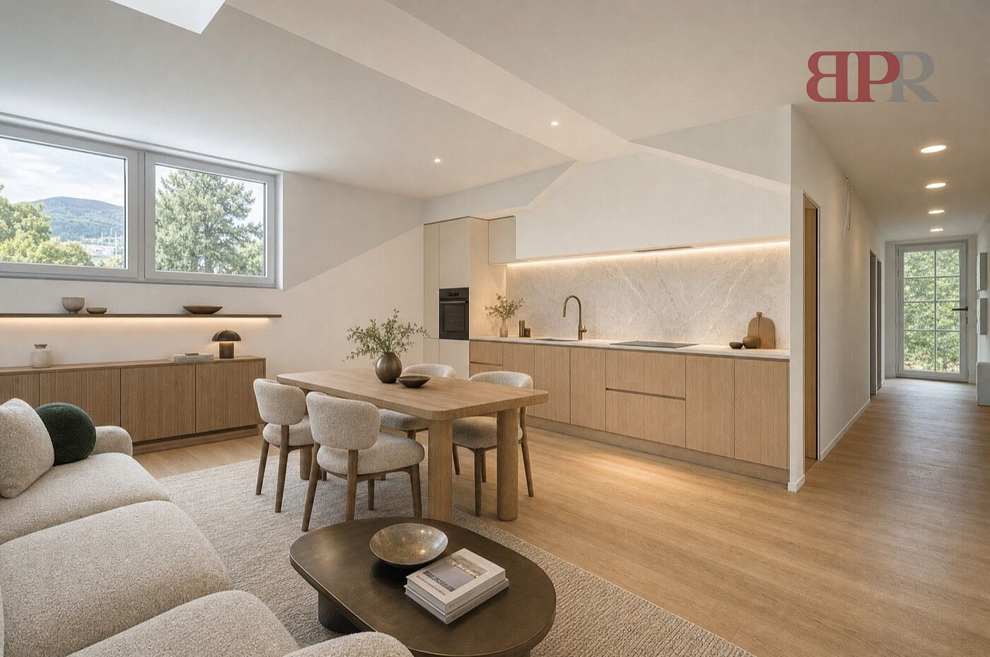 Prodej bytu 3+kk, 78,02 m² s lodžií 8,24 m², podkroví vily z roku 1887, Liberec Starý Harcov