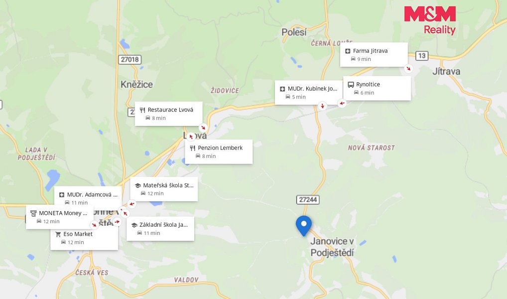 Prodej stavebního pozemku 5 227 m², Janovice v Podještědí – náhled fotky 9
