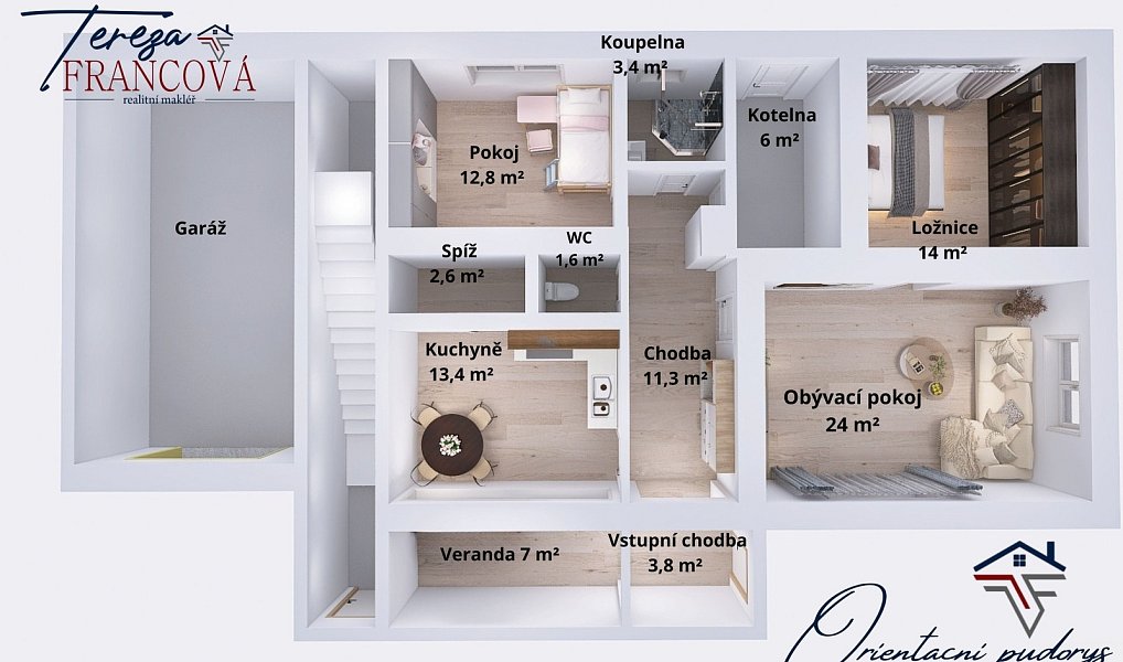 Prodej domu 222 m² s pozemkem 1 711 m², Šternberk – náhled fotky 17