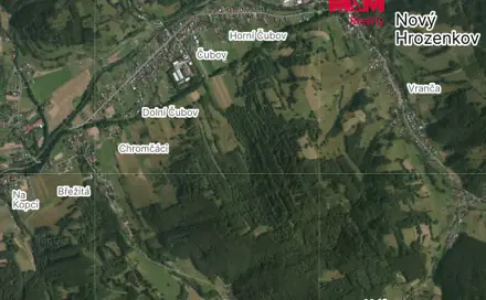Prodej lesa 16 666 m², Nový Hrozenkov, okres Vsetín