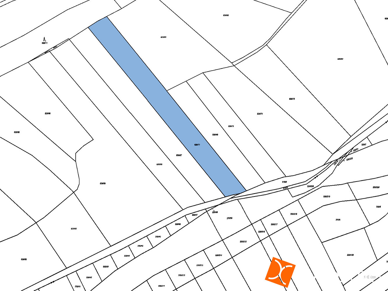 Prodej pole 1 725 m² — photo 2