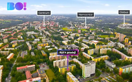 Prodej bytu 2+1 54 m², Kosmonautů, Havířov - Podlesí, okres Karviná