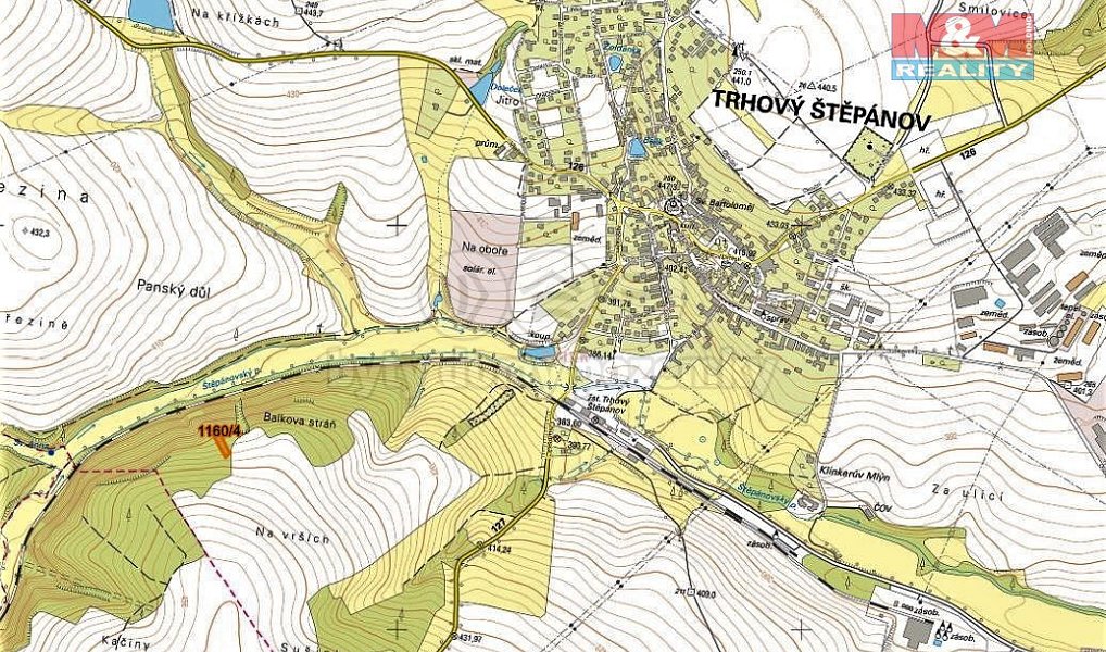 Prodej lesa 1 133 m², Trhový Štěpánov – náhled fotky 2