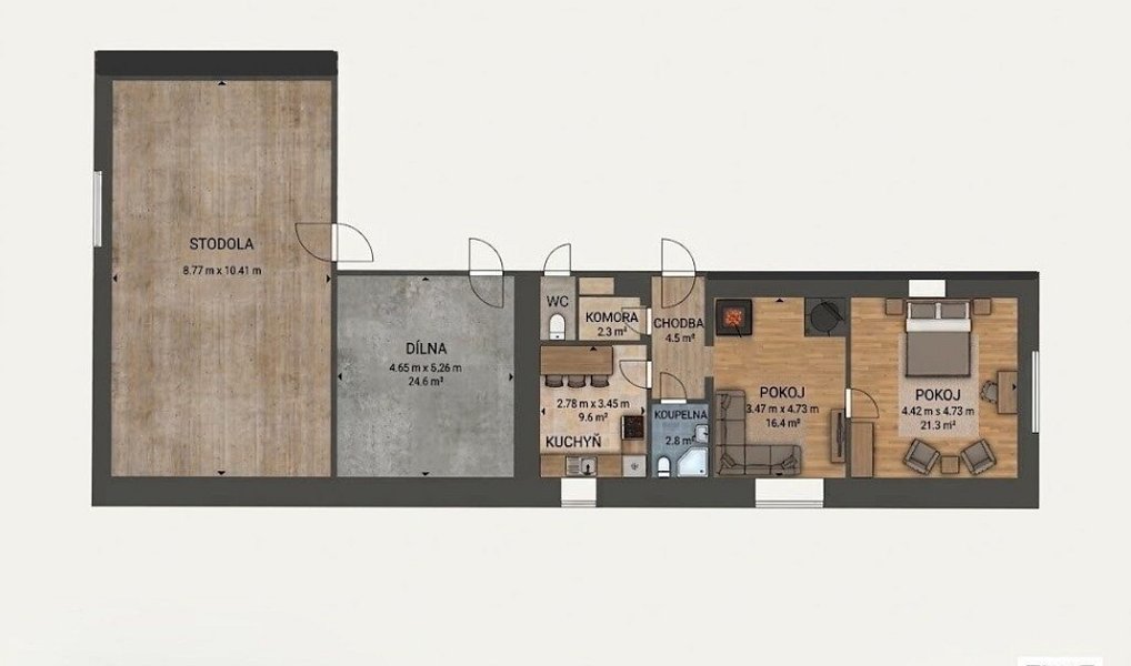 Prodej domu 80 m² s pozemkem 350 m², Březina – náhled fotky 4
