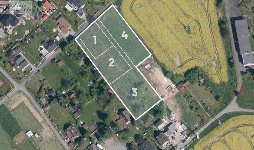 Prodej stavebního pozemku 6 544 m², Žabeň – náhled fotky 2