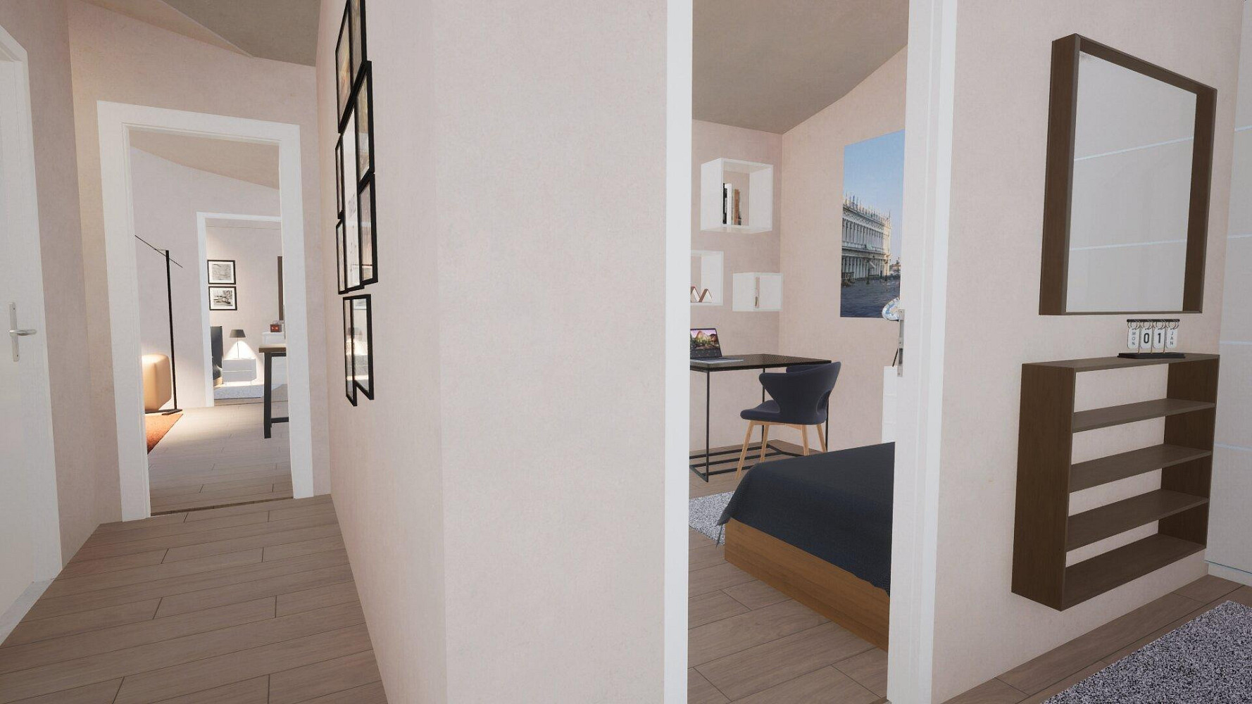 Prodej bytu 3+kk 69 m² – pohled 2