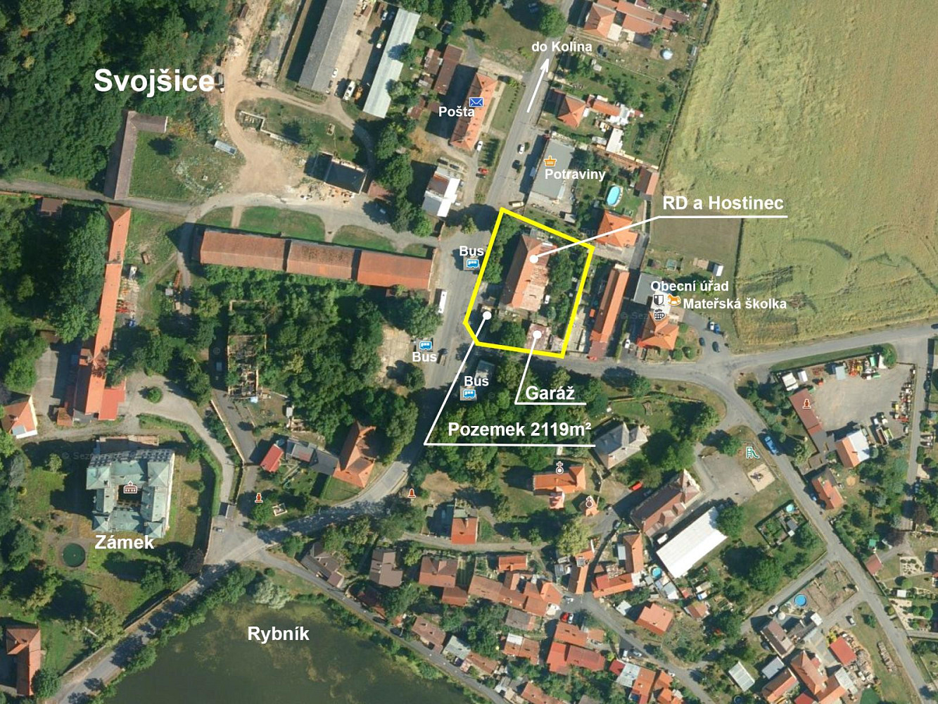Dům 1+1 – Svojšice, Nová Ves III – další