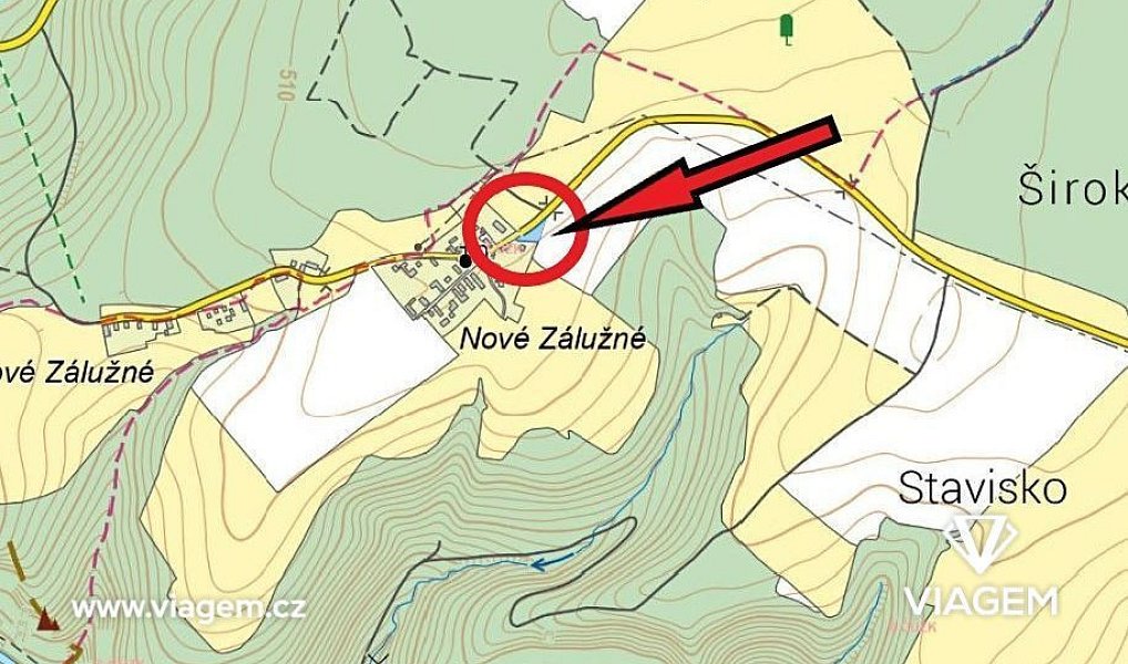 Prodej pole 1 049 m², Radkov – náhled fotky 3
