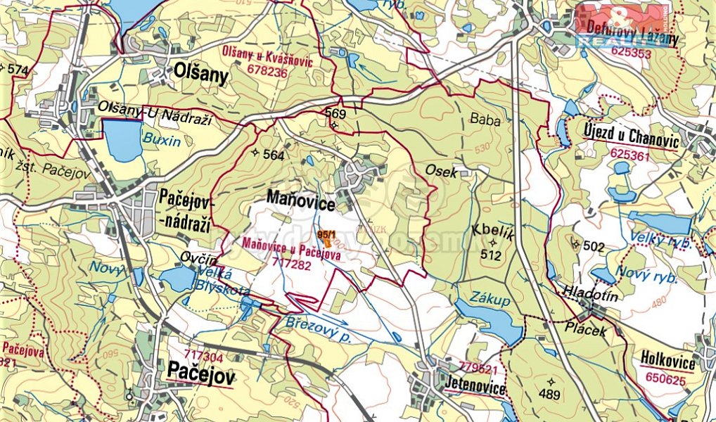 Prodej pole 2 533 m², Maňovice – náhled fotky 5