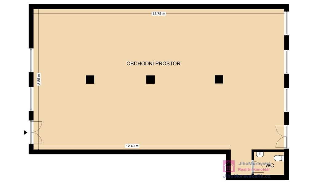 Pronájem obchodních prostor 144 m², Rakvice – náhled fotky 10