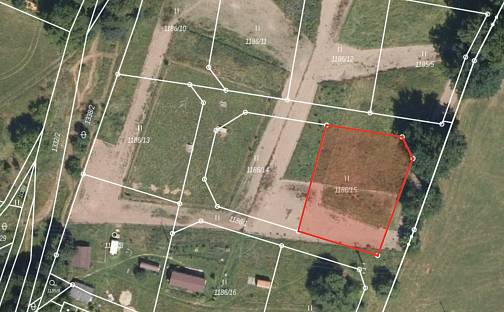 Prodej stavebního pozemku 1 040 m², Horní Branná - Valteřice, okres Semily