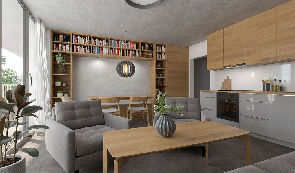 Prodej bytu 3+kk 67 m², Velké Bílovice – náhled fotky 2