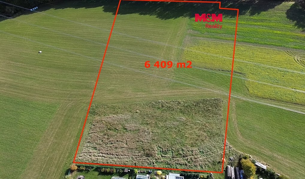 Prodej stavebního pozemku 6 409 m², Řehenice – fotka 1 z 8