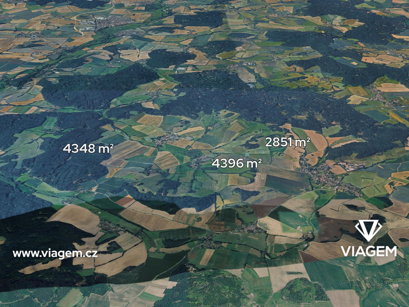 Prodej pole 966 m²
