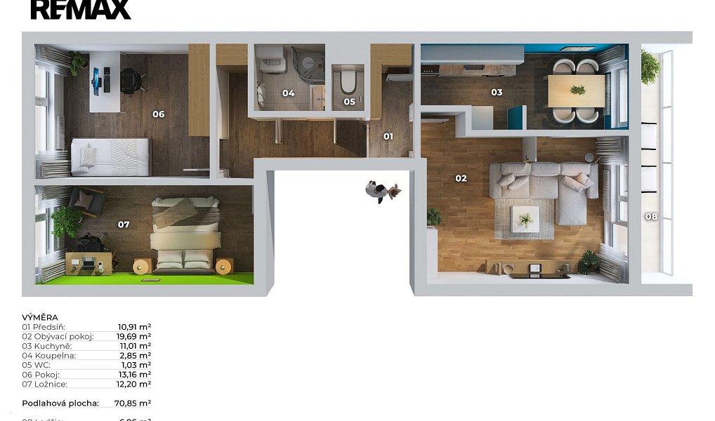 Prodej bytu 3+1 78 m², Praha – náhled fotky 27