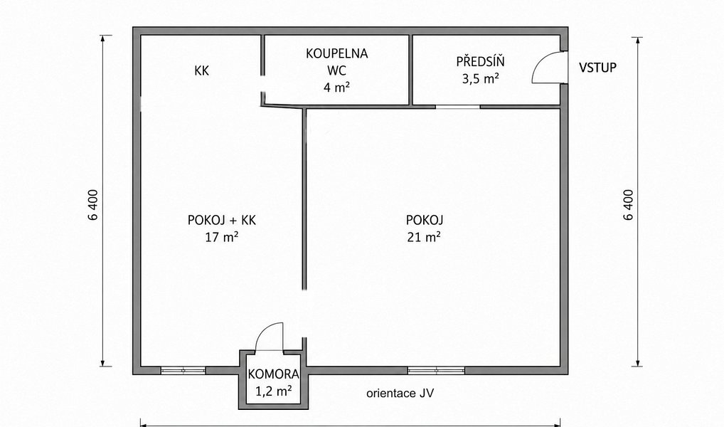 Prodej bytu 2+kk 47 m², Praha – náhled fotky 14