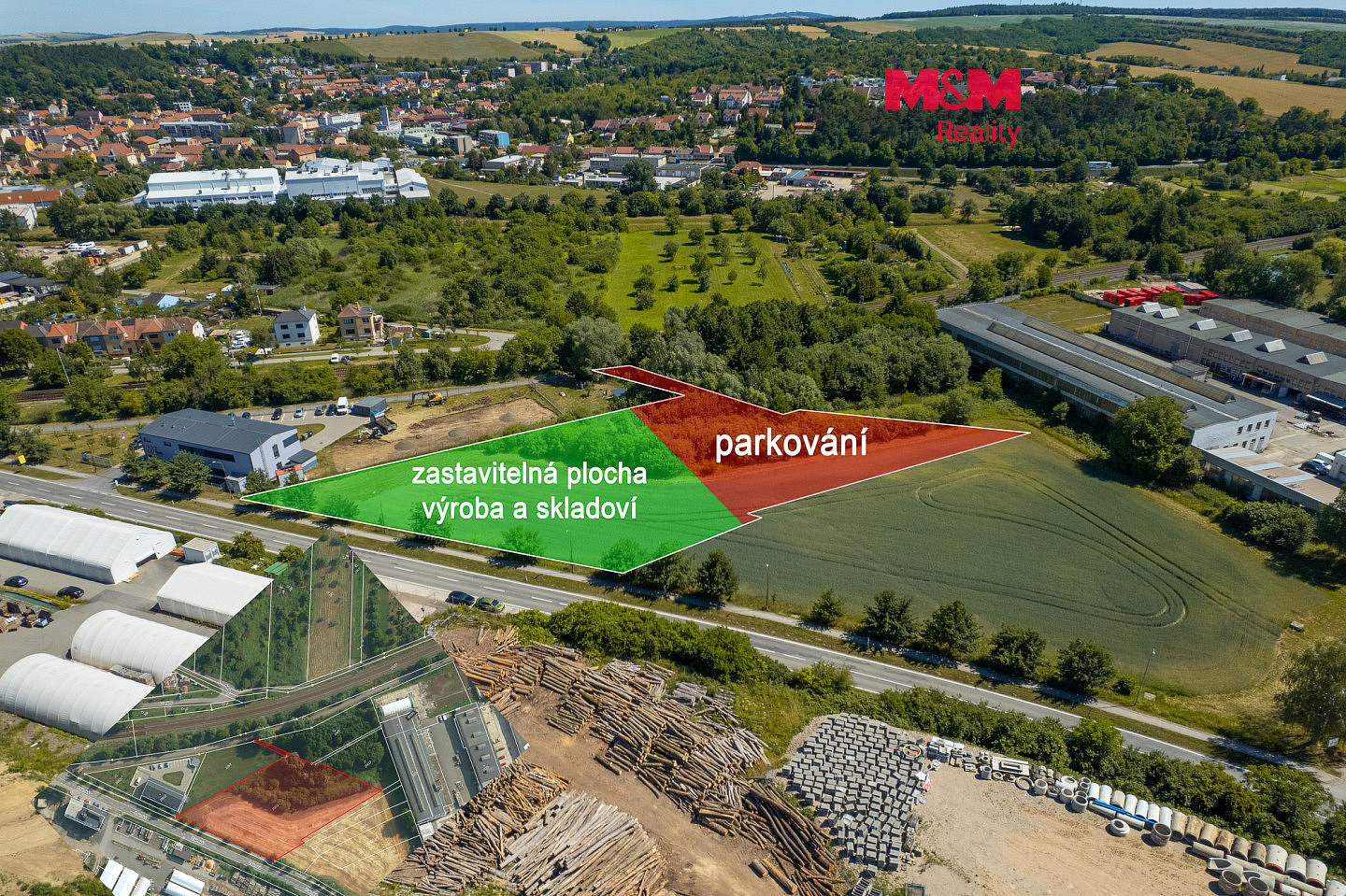 Prodej komerčního pozemku 6 796 m²