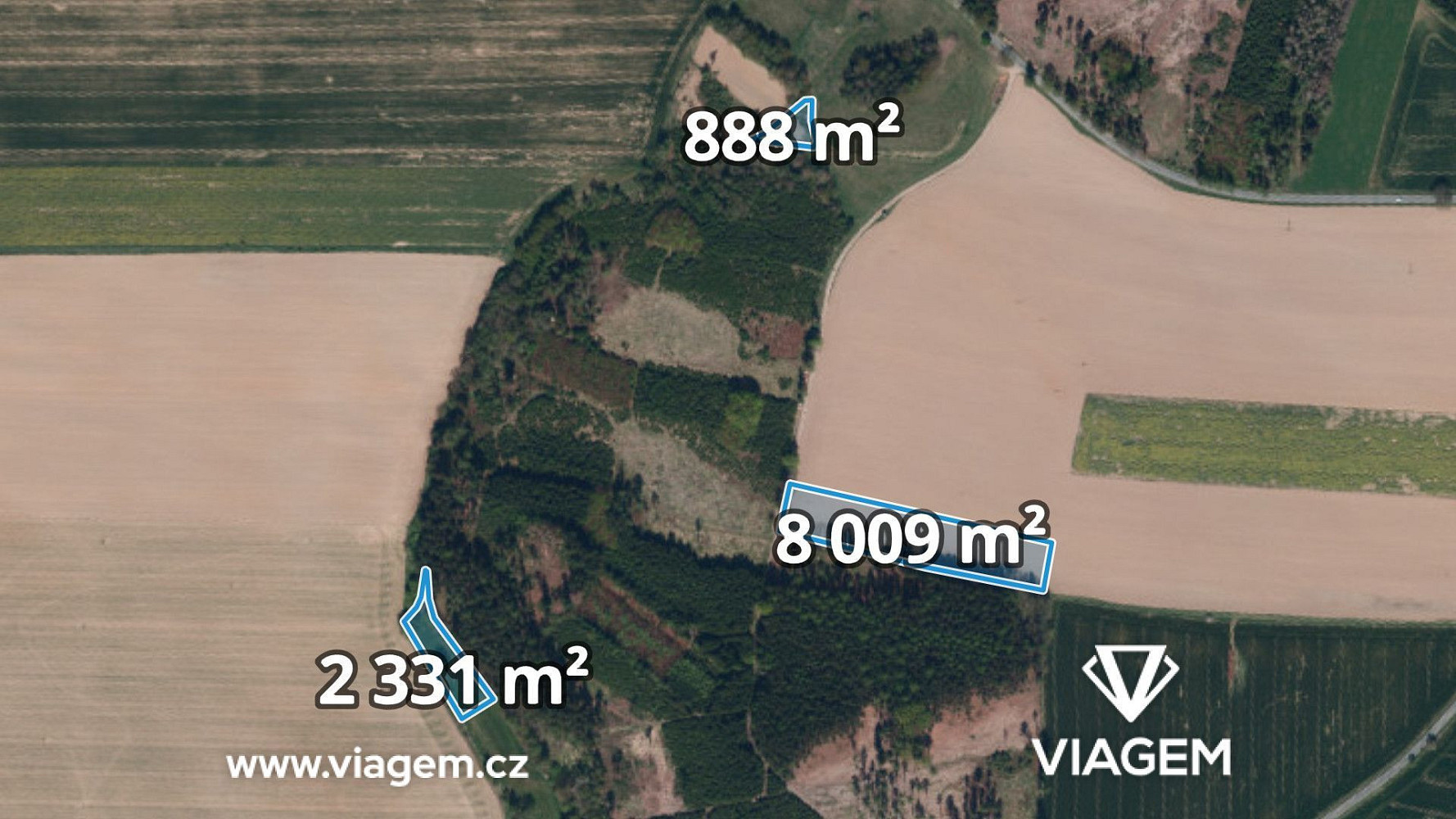 Prodej pole 1 871 m²