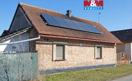 Prodej domu 55 m² s pozemkem 608 m², Polní Chrčice, okres Kolín
