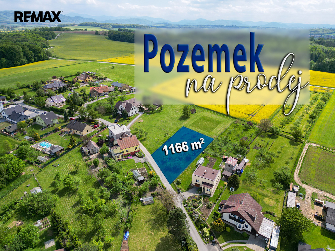 Prodej stavebního pozemku 1 166 m²