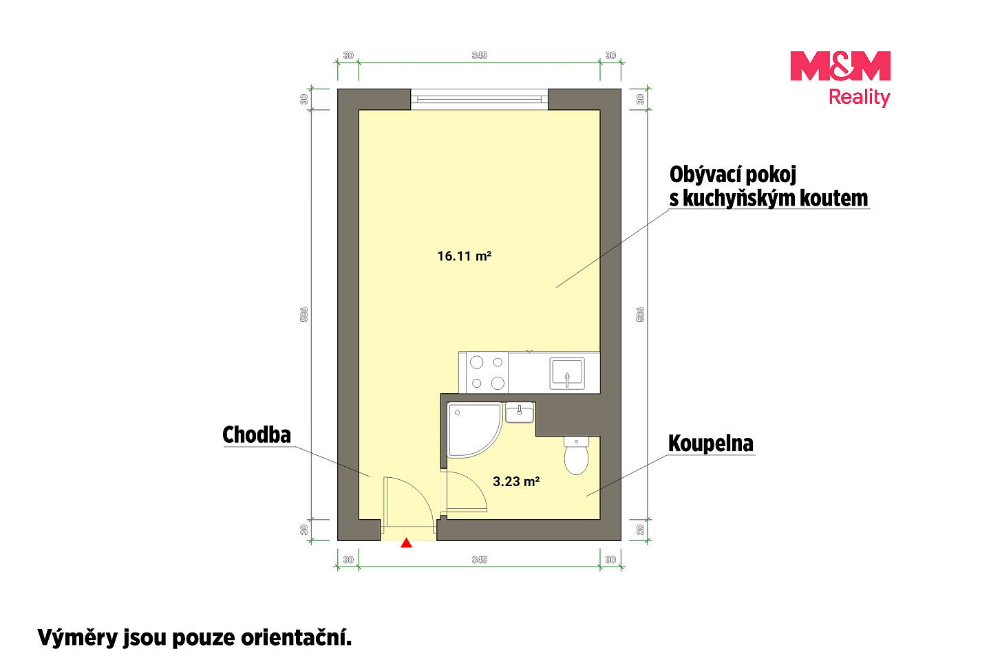 Prodej bytu 1+kk 20 m² — photo 4