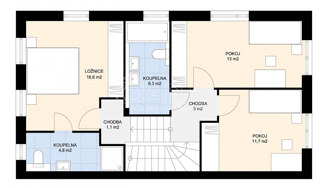 Pronájem domu 124 m² s pozemkem 76 m², Nelahozeves – náhled fotky 29