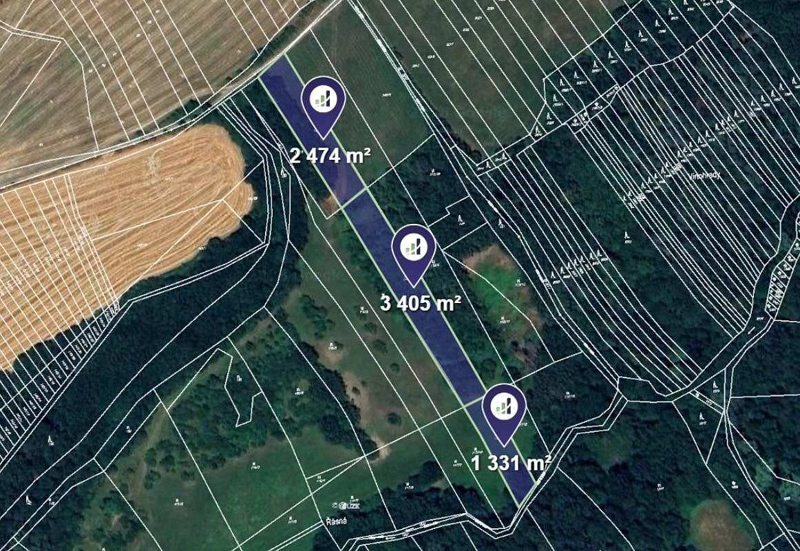 Prodej pole 7 210 m²