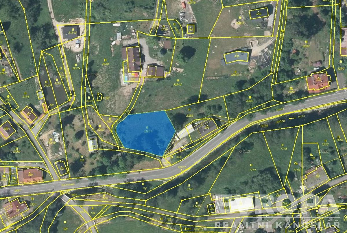 Prodej stavebního pozemku 1 540 m² – fotografie 3
