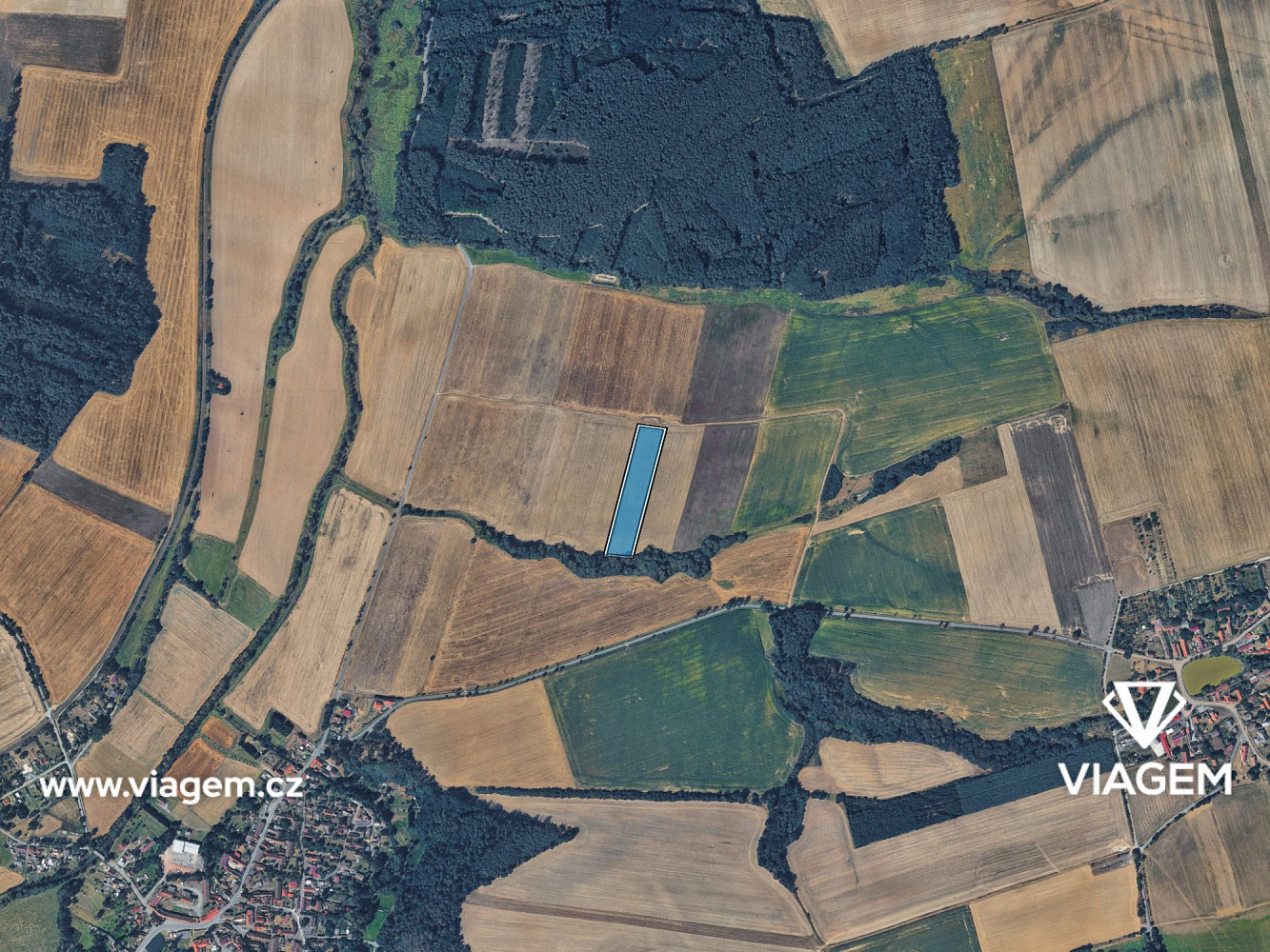 Prodej pole 6 395 m² – pohled 3