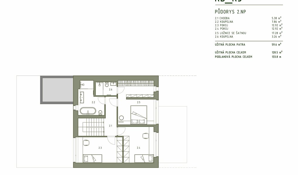 Prodej domu 128 m² s pozemkem 407 m², Odolena Voda – náhled fotky 11