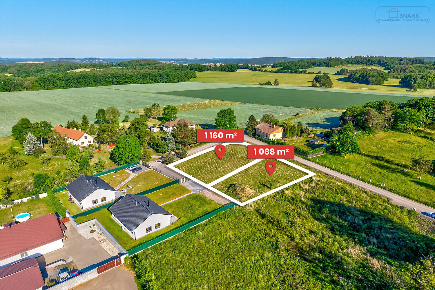 Prodej stavebního pozemku 1 088 m² – fotografie 5