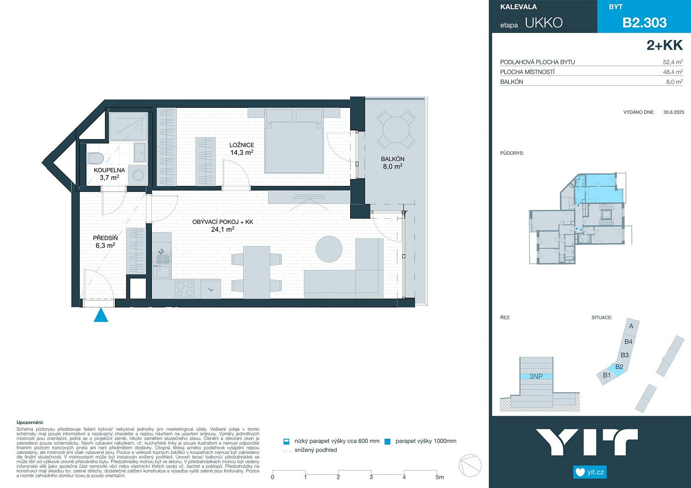 Prodej bytu 2+kk 48 m² – fotografie 2