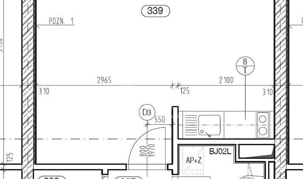 Pronájem bytu 1+kk 37 m², Praha – náhled fotky 9