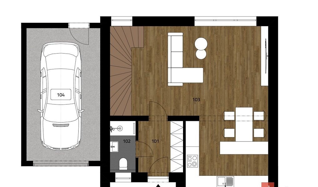 Prodej domu 120 m² s pozemkem 287 m², Vochov – náhled fotky 31