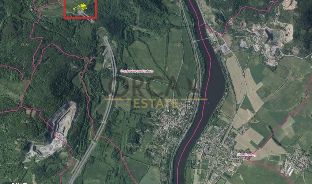 Prodej komerčního pozemku 5 155 m², Prackovice nad Labem – náhled fotky 3