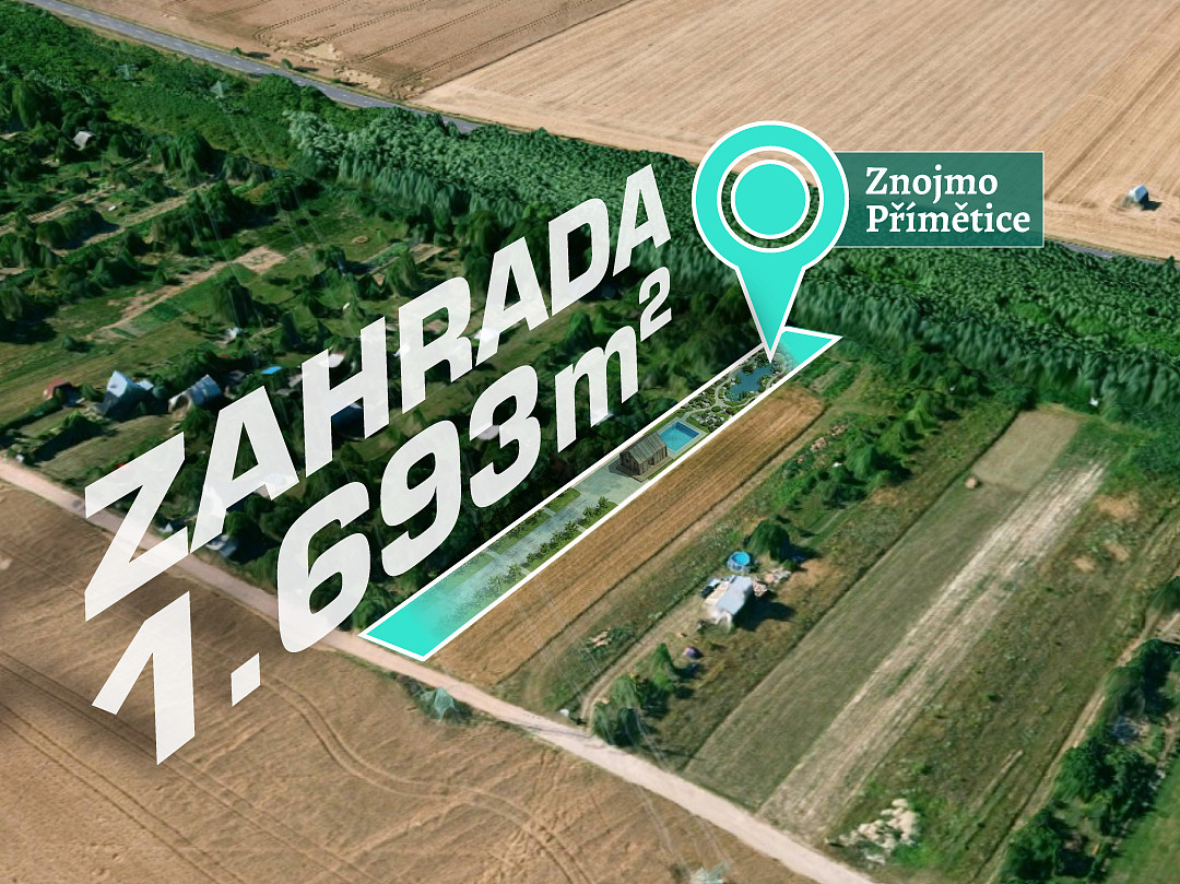 Prodej zahrady 1 693 m²
