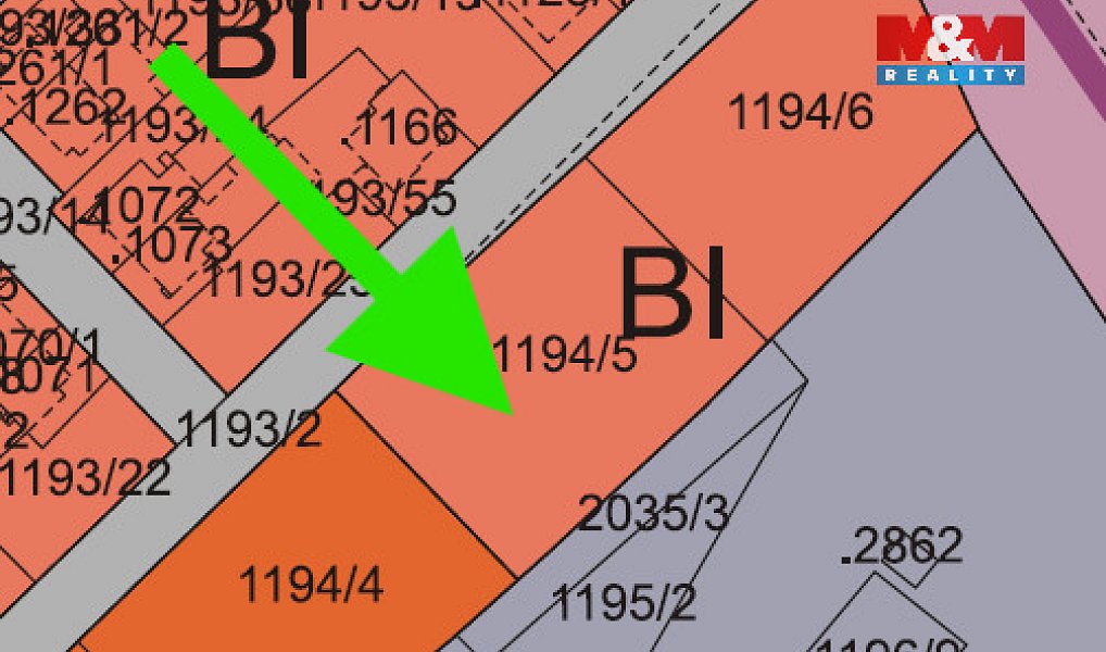 Prodej stavebního pozemku 837 m², Čáslav – náhled fotky 4