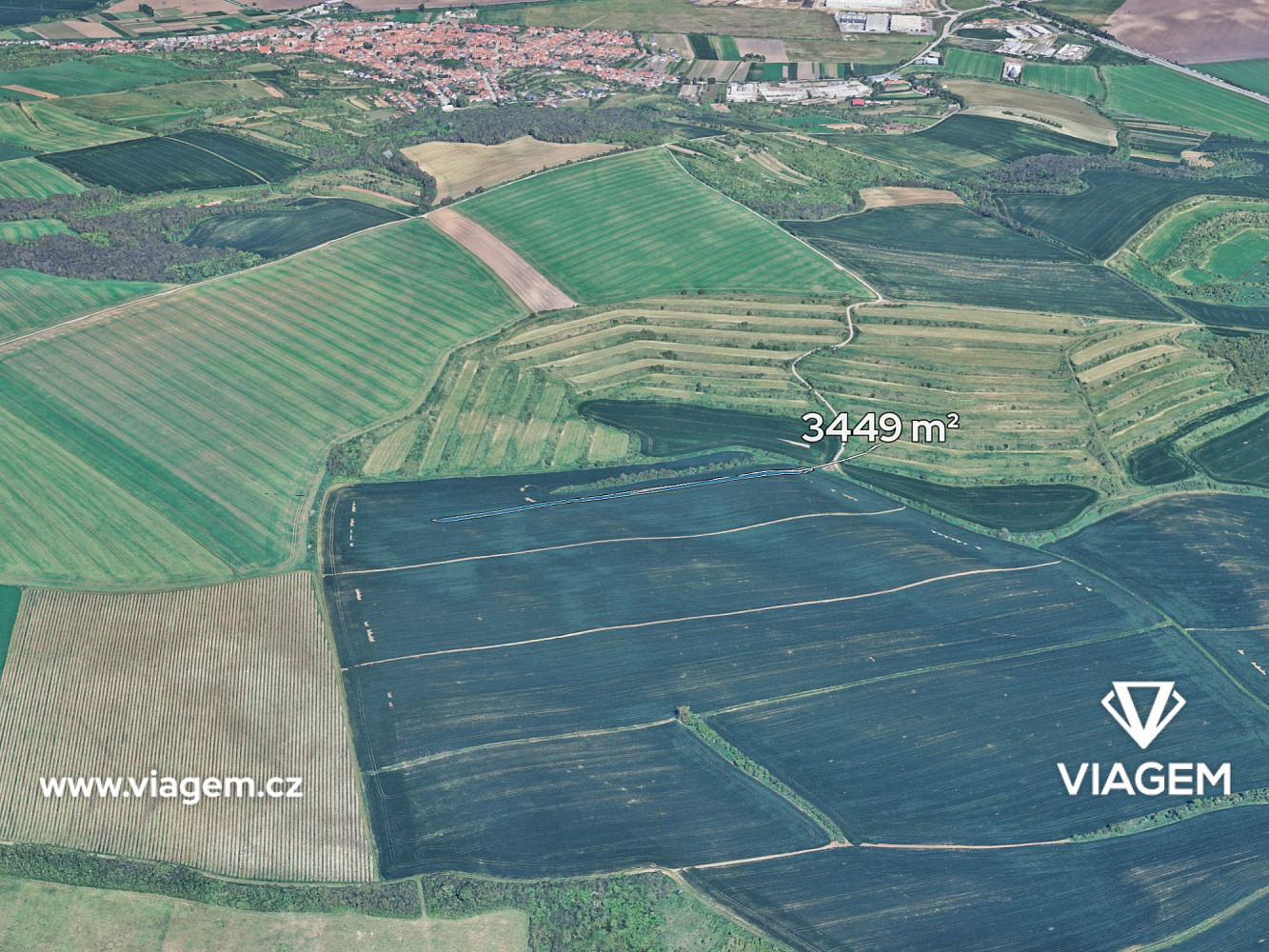 Prodej pole 3 449 m²