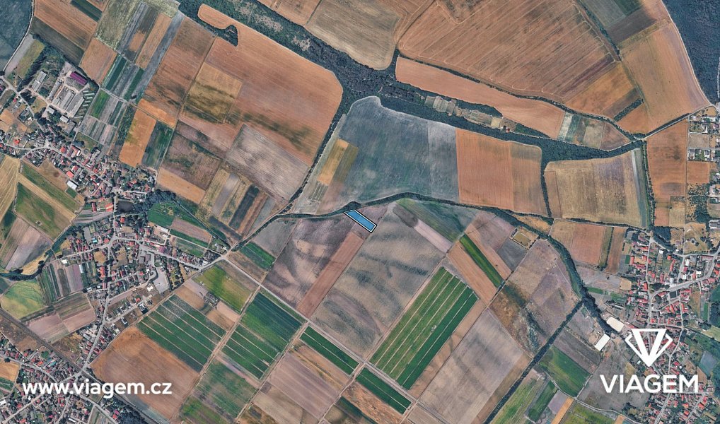 Prodej pole 1 550 m², Dřísy – náhled fotky 3