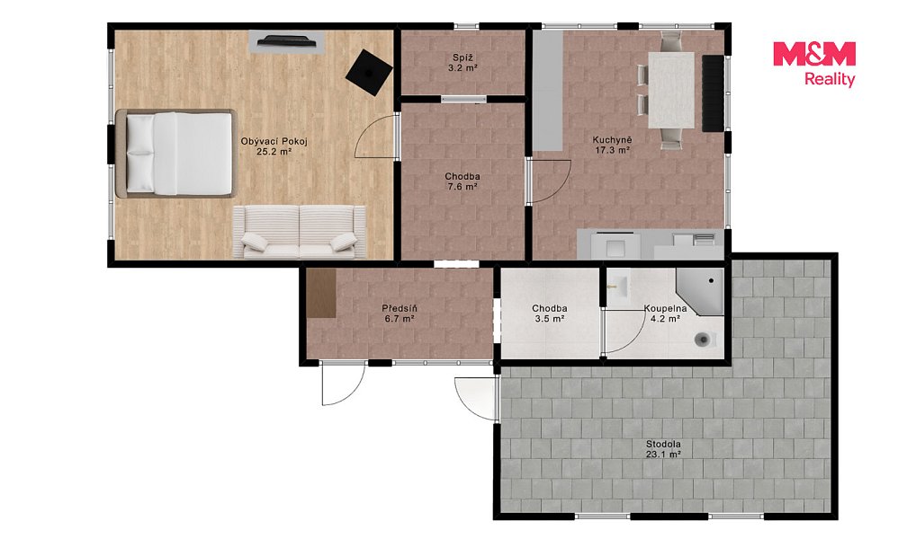 Prodej chaty/chalupy 67 m² s pozemkem 775 m², Nová Bystřice – náhled fotky 10